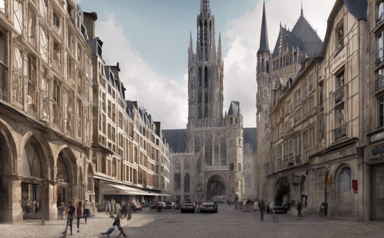  Où se trouve le parking de la Bourse à Rouen ?